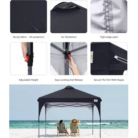 ABCCANOPY Faltpavillon 3 x 3 m Wasserdicht