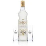 Tekirdag Gold Series 45% Vol. 0,7l in Geschenkbox mit 2 Gläsern