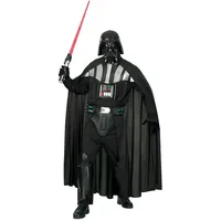 Rubies Rubie's 888107-L Rubie 's Offizielles Star Wars Darth Vader Deluxe Kostüm Erwachsene XL Größe, Schwarz