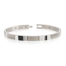 Boccia Titanium Damenarmband Titan grau 03036-01 Größe 18