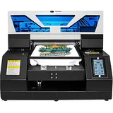 Furvveerr A3 Drucker A3 UV19 Printer Multifunktionsdrucker UV Farbe Flatbed Drucker DTG Printer Flaschendrucker 2880 * 1440dpi mit R1390 Druckkopf,für Den Druck von Telefonhüllen,Leder,Acryl,etc.
