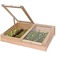 Gartenpirat Frühbeet-Kasten aus Lärchenholz 119x80x30 cm