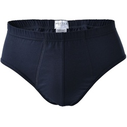 NOVILA Herren Sport-Slip - Stretch Cotton, Fein-Single-Jersey, uni Marine S (Small)