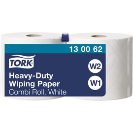 Tork Extra Starke Mehrzweck-Papierwischtücher Weiß W1/2, 2 × 500 Blatt, 130062