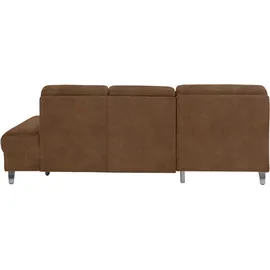 sit&more Ecksofa »Clio L-Form« wahlweise mit Bettfunktion oder Vorziehsitz und Bettkasten, Federkern