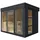 Wolff Finnhaus Saunahaus Paradiso 3x2 (2-Raum) anthrazit -