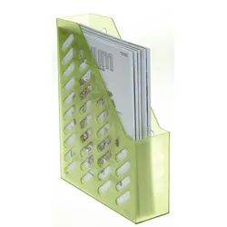 Stehsammler Polystyrol grün-transparent , DIN C4