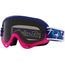 Oakley O-Frame MX Troy Lee Designs Series, Crossbrille - Lila/Pink/Weiß Leicht-Getönt