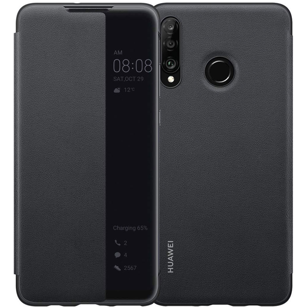 Huawei P30 Lite Smart View Case - Schwarz