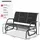 Tectake tectake® Schaukelbank, Greta 2-Sitzer sanfter Schaukelmechanismus, 121 x 72 x 86,5 cm