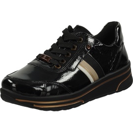 Ara Shoes ARA Damen Sapporo Sneaker, Schwarz, 41.5 EU Weit