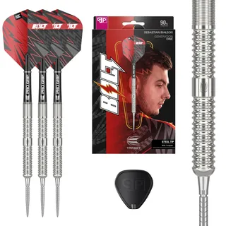 Target Darts Sebastian Bialecki Gen 1 Swiss Point Steeldarts, 90% Tungsten Darts, 22G | Generation 1 Bialecki Steeldarts, Spieler Edition Swiss Points Darts Set, Profi Dart Set