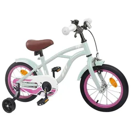vidaXL Kinderfahrrad 14 Zoll Hellgrün