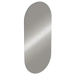 Riho Badspiegel Oval 38x80 cm mit Heizung für klare Sicht, Spiegel,