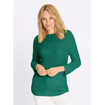 Classic Basics U-Boot-Pullover Grün 38