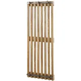 KAWOLA Wandgarderobe JACINTA Mangoholz Metall Braun