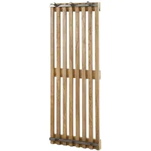 KAWOLA Wandgarderobe JACINTA Mangoholz Metall Braun