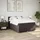 vidaXL Boxspringbett 140 x 200 cm Dunkelbraun