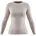 COMPRESSION SHIRT LONG SLEEVE Silber grau XL