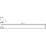 osram homelighting Osram LED Switch Batten 31 cm weiß 4 W