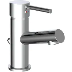 SCHÜTTE Waschtischarmatur »Laurana«, Messing/Chrom, glänzend, 3⁄8" - silberfarben