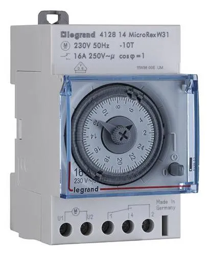 Preisvergleich Produktbild Legrand 412814 Hutschienen-Zeitschaltuhr analog 250V