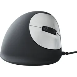 R-Go HE Mouse, Ergonomische Maus, für Linkshänder, drahtlos vertikale Maus, 4 Tasten