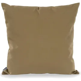 H.O.C.K. Kissenbezug Classic Uni 50 x 50 cm Braun