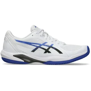 Asics Herren Solution Swift Ff 2 Clay Sneaker, White Dark Cobalt, 44.5 EU