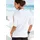 LASCANA Strandshirt Damen weiß-bedruckt Gr.32/34