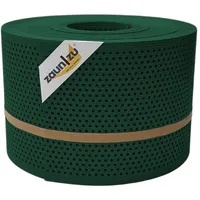 zaunzu® zaun|zu Rille Gelocht 20 Prozent PP Streifen Grün 50m