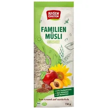 Rosengarten Familien Müsli ungesüßt 750 g