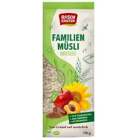 Rosengarten Familien Müsli ungesüßt 750 g