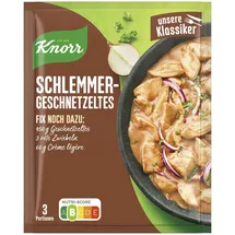 KNORR Fertiggericht Schlemmer-Geschnetzeltes 3 Portionen