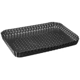 5five simply smart Rechteckige Backform 31 x 21 cm Metall Schwarz