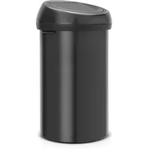Brabantia PROREGAL Mülleimer, Schwarz, Metall, Rund, 40x71x40 cm, Küchen, Küchenausstattung, Mülleimer
