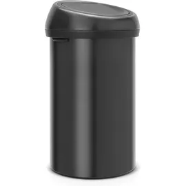 Brabantia PROREGAL Mülleimer, Schwarz, Metall, Rund, 40x71x40 cm, Küchen, Küchenausstattung, Mülleimer