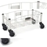 Rubbermaid Transportroller Slim Jim R050528 Edelstahl silber