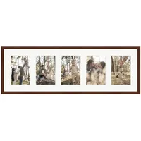WandStyle Galerierahmen G950 in Nussbaum-Optik 23 x 70 cm