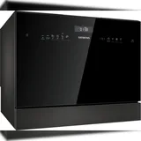 Siemens iQ500 SK25IB00TE Tischgeschirrspüler (freistehend, 551 mm breit, Schwarz)