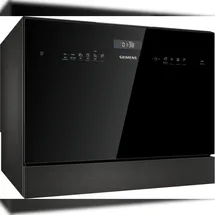 Siemens iQ500 SK25IB00TE Tischgeschirrspüler (freistehend, 551 mm breit, Schwarz)