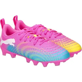 Puma Future 9 Play AG/FG Kinder Poison Pink/Sun Stream/Bright Aqua 29