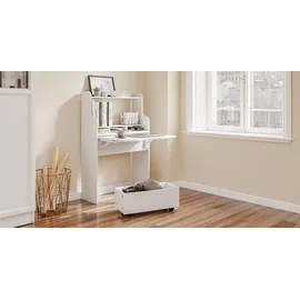 SoBuy Schreibtisch FWT105-II-W Weiß