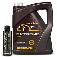 Mannol 5 L Extreme 5W-40 + 250 ml Ceramo Ester GRATIS DAZU [Hersteller-Nr. 40984923]