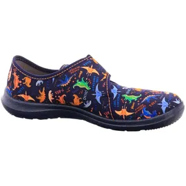 Beck Jungen Dinosaurier Slipper, Dunkelblau, 31 EU
