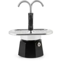 Bialetti Mini Express 0,09 l 2 Tassen Schwarz