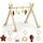 Relaxdays Spielbogen Holz Weiß,Braun,Hellbraun