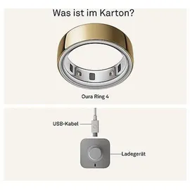 Oura Ring 4 Größe 7 - 54,4 mm Gold