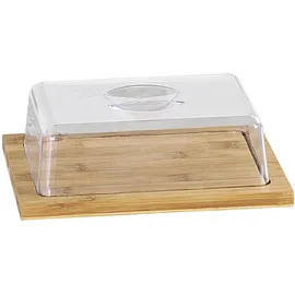 KESPER Käseglocke Vorratsbehälter Braun