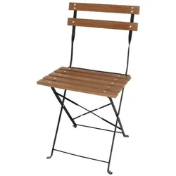 Bolero Klappbare Terrassenstühle Holzimitat